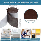 Shappy 2 Packs 120 x 2 x 0.04 Inch Felt Strips - Image 2