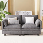 Ball & Cast 74" Mid-Century Modern Loveseat Sofa by BallCast