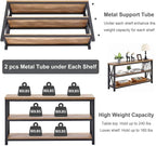 FATORRI Console Table for Entryway, Wood Sofa Table, Rustic Hallway Tables - Image 6