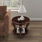 LKTART 22" Victorian Vintage Round End Table - Image 5