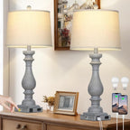 Cinkeda 29" Tall Farmhouse Table Lamp - Image 7
