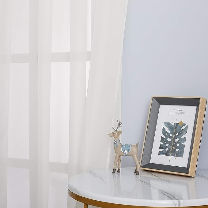 NICETOWN Sheer Window Curtains 72 inches Long - Image 4