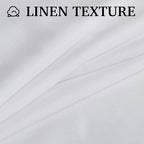 RYB HOME Farmhouse Boho Linen Sheer Curtains 90 inches Long - Image 5