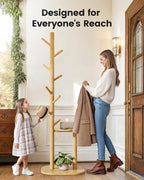 Pipishell Coat Rack, Freestanding Hall Tree - Image 4