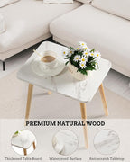 FORAOFUR Small End Table, Side Table Accent Table Living Room Bedroom Balcony - Image 4