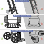 KEDSUM 4-in-1 Convertible Dolly Cart - Image 4