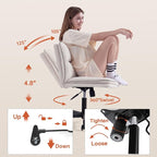EMIAH Armless Office Desk Chair - Image 8