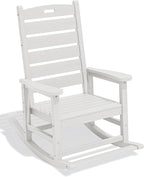 SERWALL HDPE Outdoor Rocking Chair, Oversized Rocking Chair by SERWALL