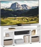 Furinno BESI TV Stand, No Tools Assembly Industrial Style Entertainment Center - Image 4