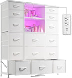 EnHomee 51" H White Dresser by EnHomee
