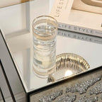 Mirrored Bedside Nightstand, Modern Side Table - Image 7