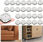 shouwuhho 24 Pack Furniture Risers Adjustable Bed Risers Heavy Duty Lifts - Image 8