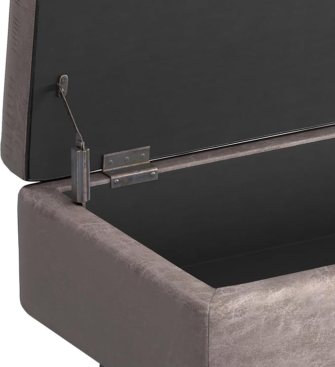 SIMPLIHOME Owen Rectangular Storage Ottoman - Image 9