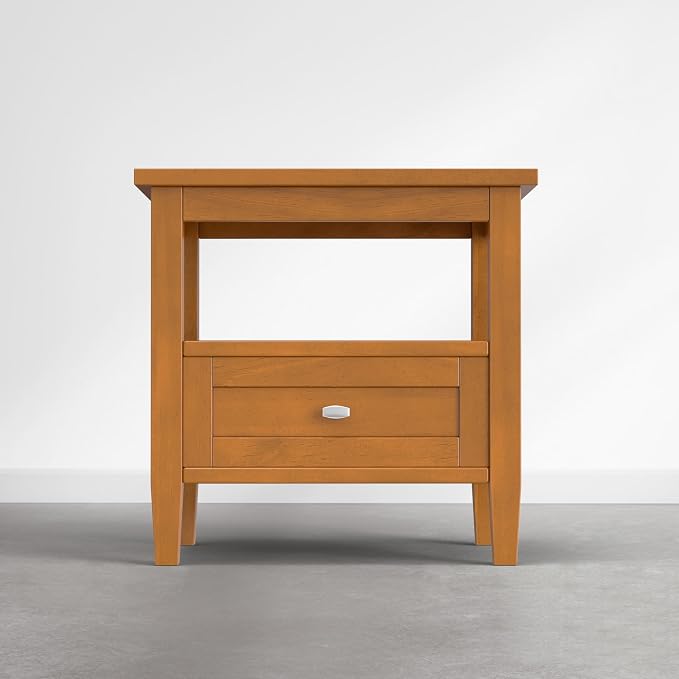 SIMPLIHOME Warm Shaker End Table - Image 6