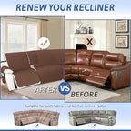 Arfntevss Recliner Sectional Couch Covers 1OO% Waterproof L Shape Sofa Cover - Image 6