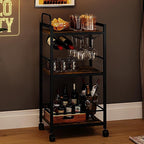 Bar Cart for The Home, 3 Tier Kitchen Carts - Image 9
