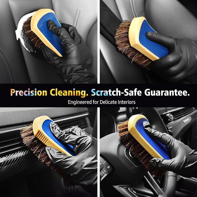 YeewayVeh Horse Hair Leather Cleaning Brush - Image 5