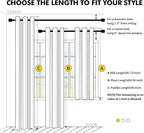 MIULEE Blackout Curtains for Bedroom 2 Panels 34 x 54 Inch Long Pink | Thermal - Image 7