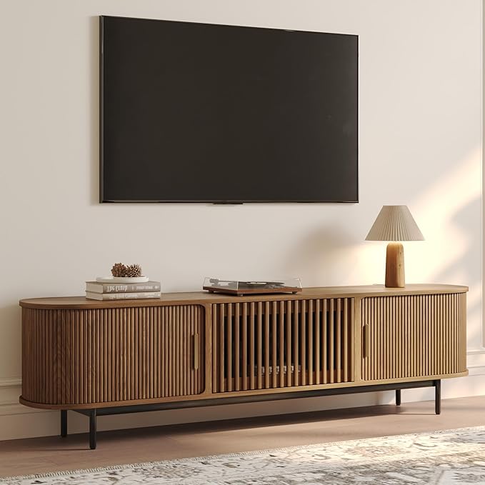 POVISON Fully-Assembled Mid Century Modern TV Stand by POVISON