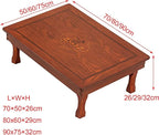 Folding Table, Korean Home Dining Table/Coffee Table/Study Table/Low Wooden - Image 2