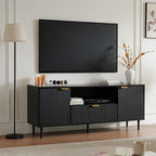 Okvnbjk Black TV Stand for 65 Inch TV, TV Consoles for Living Room, TV Stand by Okvnbjk