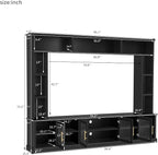 Merax 95" Entertainment Center for TVs up to 80", All-in-One TV Stand - Image 3