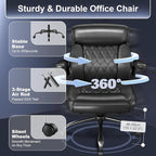 AnyGod Ergonomic Mid-Back Desk Chairs Comfy - Image 6