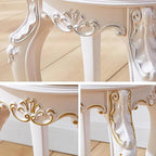 Vintage Vanity Stool Vanity Chair, Round & Rectangular Makeup Stool, Cute - Image 5