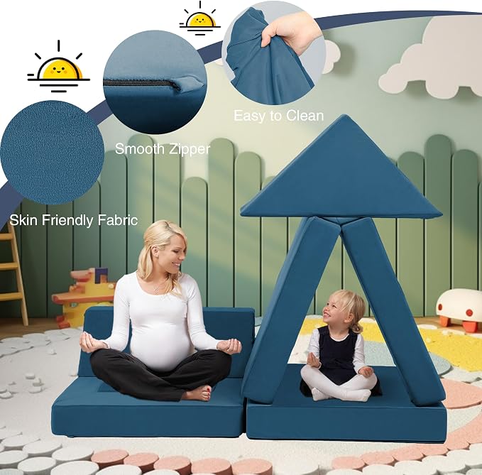 Edbuosy 22Pcs Modular Kids Play Couch - Image 6