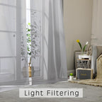 Grey Sheer Curtains - Image 5