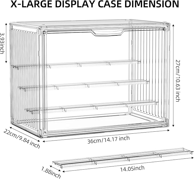 Clear Acrylic Figure Display Case - Image 7