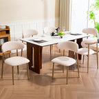 UVV Dining Chairs Set of 6, Metal Kitchen Chairs by UVVLivetheQualityLife