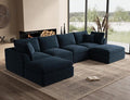 ohllob 140" U Shaped Couch, Cloud Sectional Couches by Ohllob
