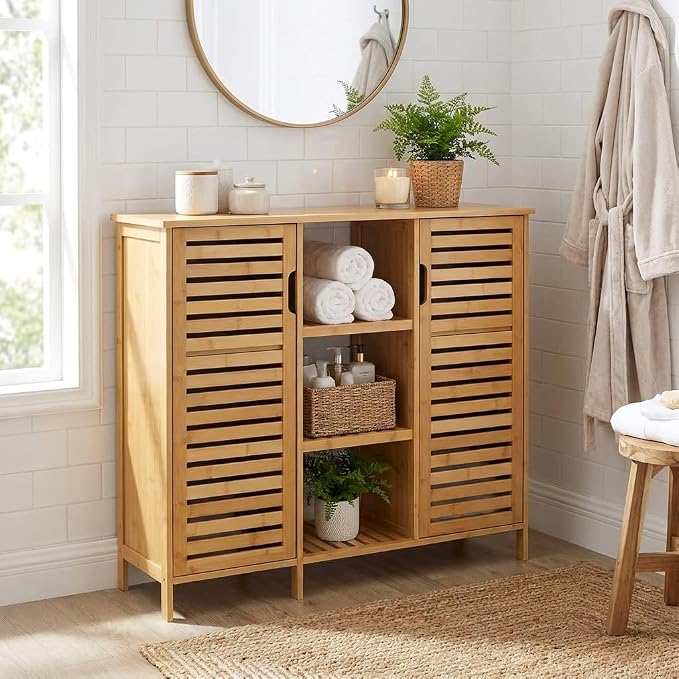 RoyalHouse Bamboo Floor Cabinet - Image 4