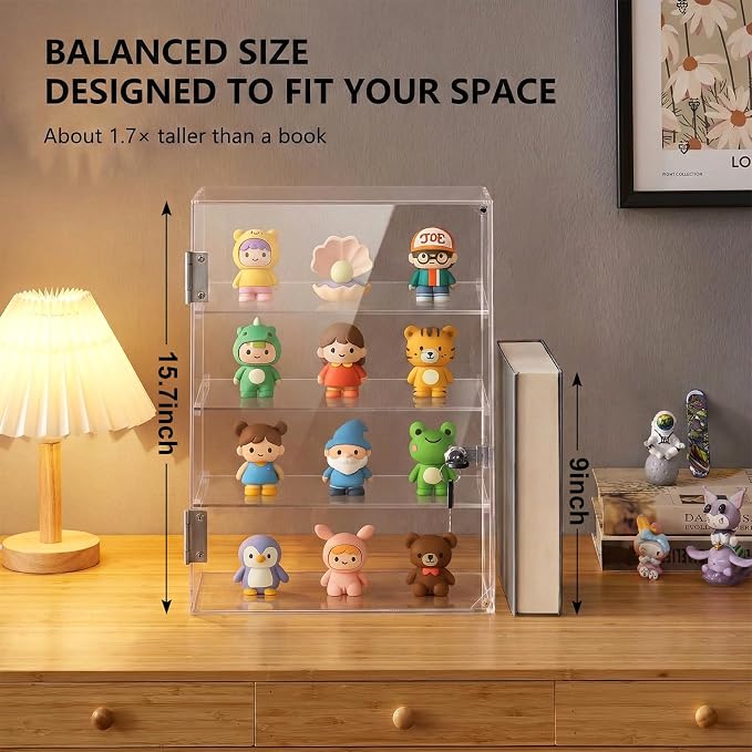 Acrylic Display Case with Lock – Acrylic Storage Chest - Image 2