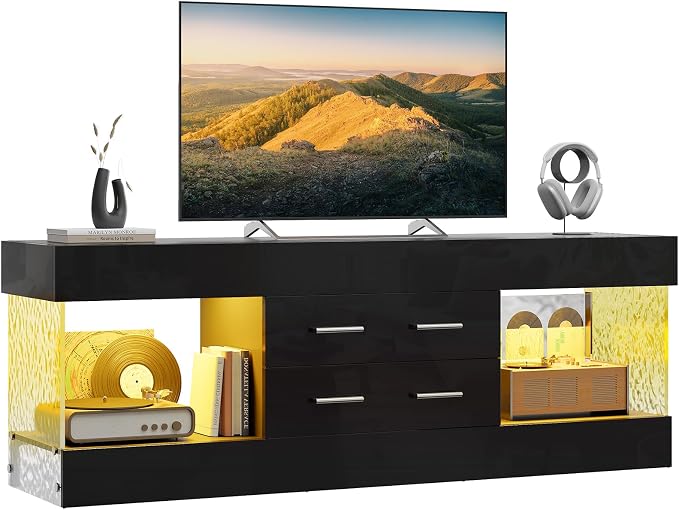 Bestier Modern 60 Inch TV Stand - Image 8