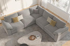 EASE MOOSE Oversized Sectional Modular Sofa, L Shape Sectional Couch Wide Deep - Image 4