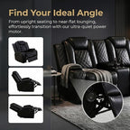 Leather Sofa Set, Power Recliner Sofa Set - Image 5