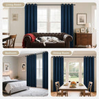 Joydeco Blackout Curtains 84 Inch Length 2 Panels Set, Thermal Insulated Long - Image 8
