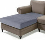 Hokway Velvet Couch Cushion Covers Water Resistant Seat Covers Stretch Sofa by Hokway