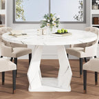 IBF Round Marble Dining Table, Dinner Tables - Image 3