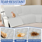 Arfntevss Recliner Sectional Couch Covers 1OO% Waterproof L Shape Sofa Cover - Image 5