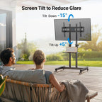 PERLESMITH Rolling TV Stand on Wheels - Image 6