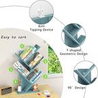 SHEEPAM 5 Tier Tree Book Shelf, Small Desktop Bookshelf - Image 6