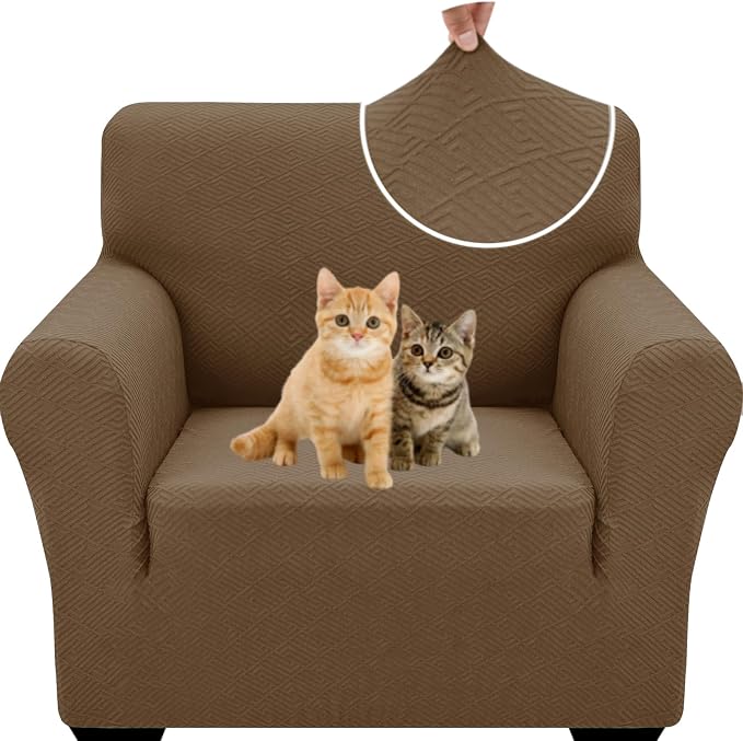 XINEAGE New Stretch Armchair Covers 1 Piece Chair Slipcovers Chair Protector by XINEAGE