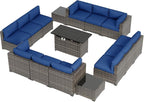 Aoxun Patio Furniture Sets, 15-Piece Outdoor Patio Furniture - Image 9