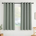 NICETOWN Room Darkening Draperies Curtains Panels, 2 Panels Sage Green W52 x L63 by NICETOWN