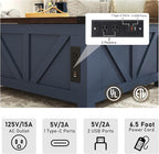 jimeimen Farmhouse Lift Top Coffee Table - Image 4