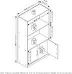 Furinno Gruen 3-Tier Open Shelf Bookcase - Image 3