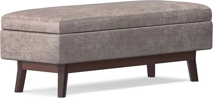 SIMPLIHOME Owen Rectangular Storage Ottoman - Image 7